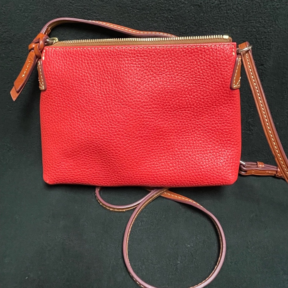 Dooney Bourke Boston Red Sox Leather Crossbody Bag MLB Pebble Grain Purse - Picture 11 of 12